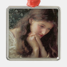 Idle Tårar (vackra kvinnor i Tårar) Julgransprydnad Metall