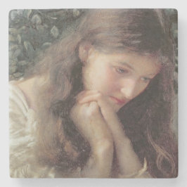 Idle Tårar (vackra kvinnor i Tårar) Stenunderlägg