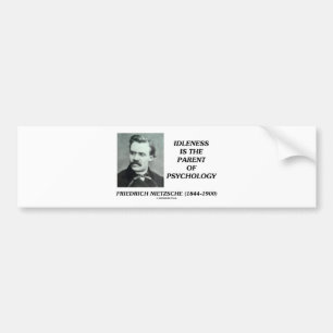 Idleness är föräldern av psykologi bildekal