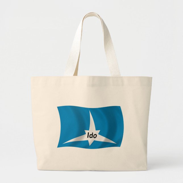 Ido Flagga Tote Bag Jumbo Tygkasse (Framsidan)