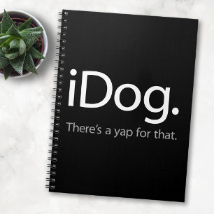 iDog-vit.ai Anteckningsbok Med Spiral