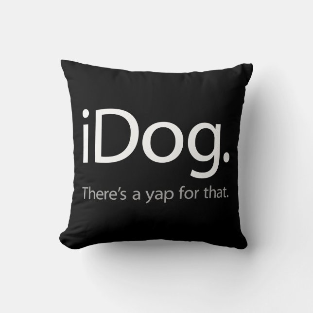 iDog-vit.ai Kudde (Framsida)