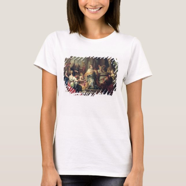 Idolisering av Solomon, c.1735 (olja på arbetsyta) Tee Shirt (Framsida)