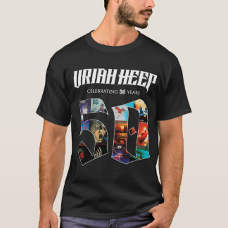 Idolpresent För Dig Brittiska Uriah Rockband Heep T Shirt