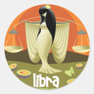 Idolz Libra Circle Runt Klistermärke