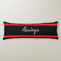 Idoma afrikansk stam röda och svarta ränder