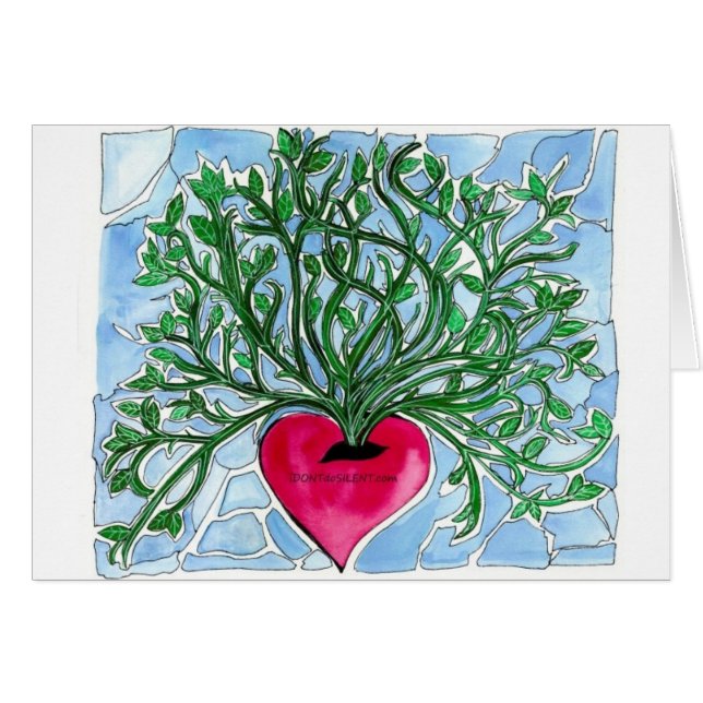 iDONTdoSILENT.jpg Hälsningskort (Framsidan Horizontal)