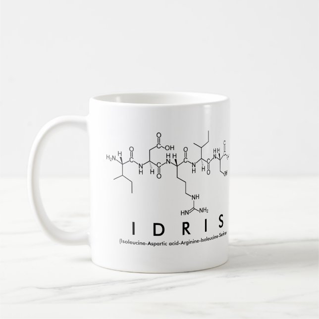 Idris peptide namn mugg (Vänster)