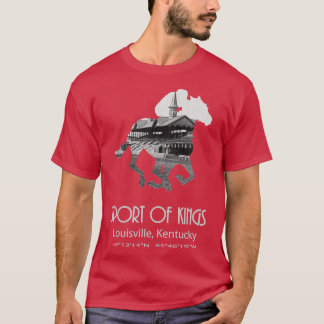 Idrott i Kung Horse Tävla Equestrian T-Shirt