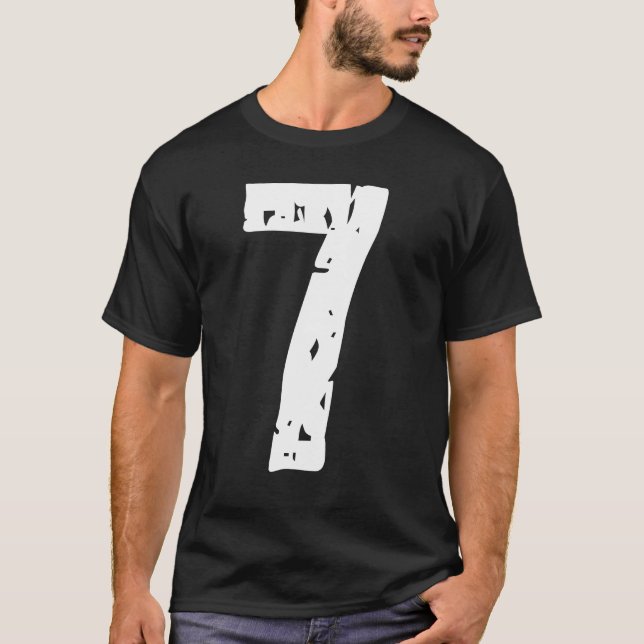 Idrott nummer 7 t shirt (Framsida)