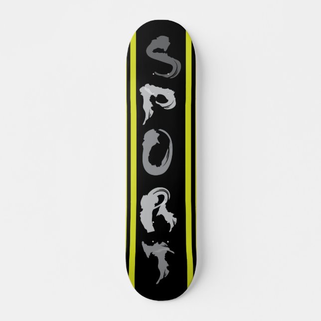 Idrott Skateboard Bräda 21,5 Cm (Framsida)