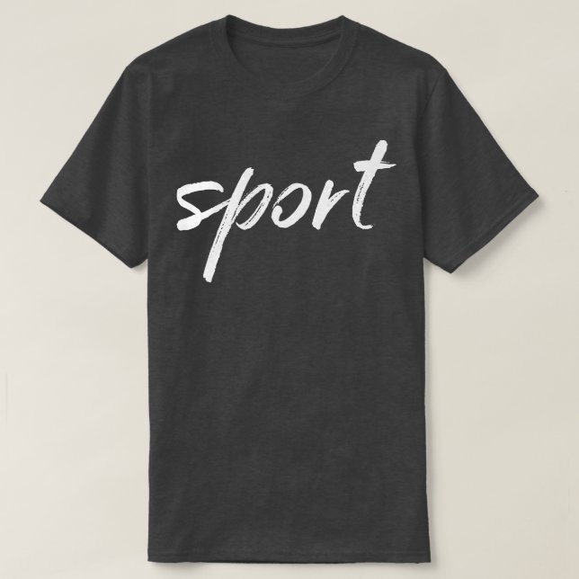 Idrott T Shirt (Design framsida)