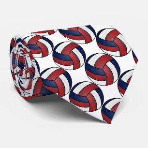 Idrott Vit, Mörk Röd och Mörk blått Volleyball Slips