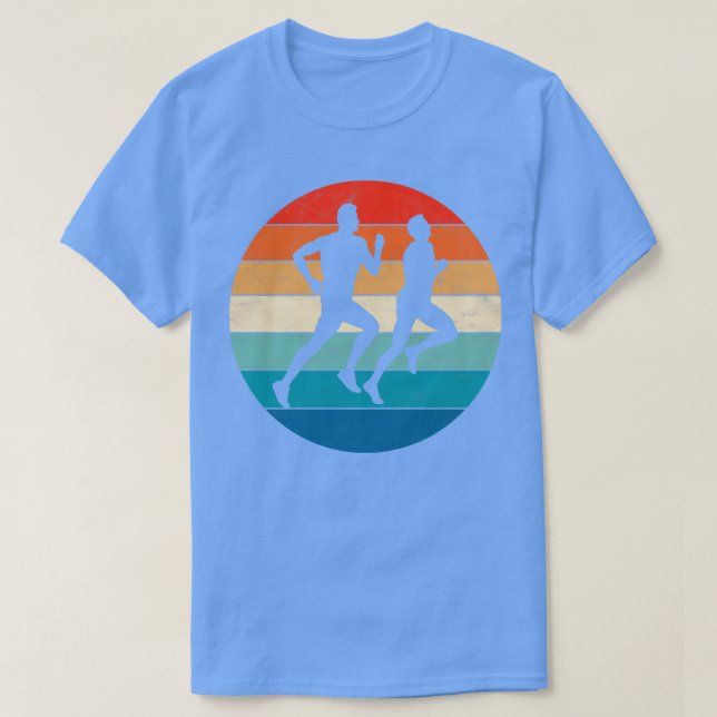 Idrottare som körs t shirt (Design framsida)