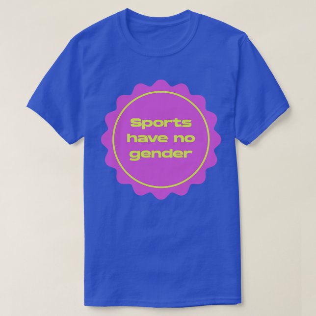 Idrotten har ingen feministisk Gender T Shirt (Design framsida)