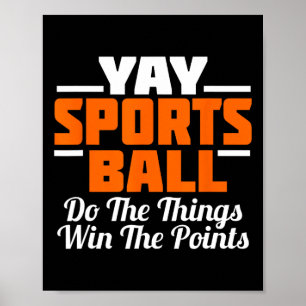 Idrotten i Boll gör fotboll i Sak Fläkt t Poster