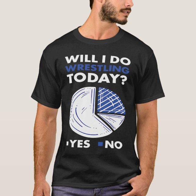 Idrotten kommer att jag brottar t shirt (Framsida)