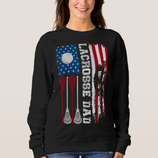 Idrotten Lacrosse Pappa, utstressad amerikansk Fla T Shirt