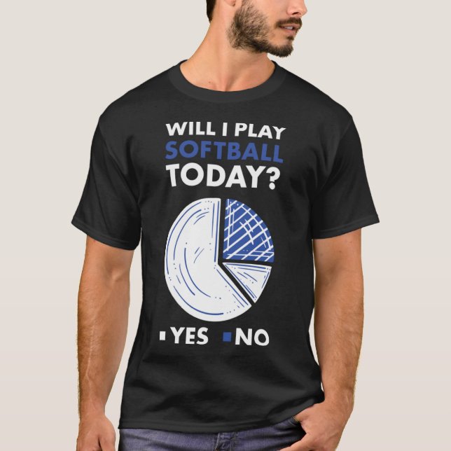 Idrotten spelar Softball 1 T Shirt (Framsida)