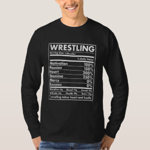 Idrotts näring brottning t shirt