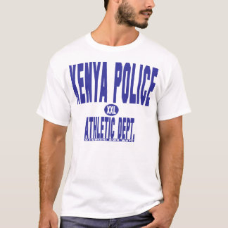 idrotts- t skjorta för kenya polis t-shirt
