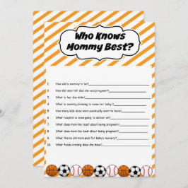 Idrottsbabyvisningsprogram som känner till Mammans Inbjudningar