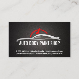 Idrottsbil Auto Services-Logotyp Visitkort