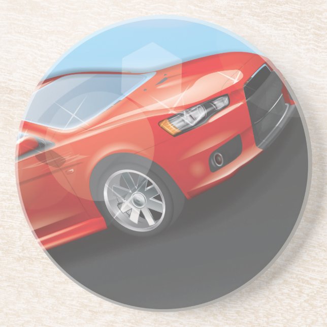 Idrottsbil Underlägg Sandsten (Framsidan)