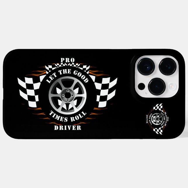 Idrottsbilens Tävla Kontrollerad Flaggor Wheel Bur (Baksida (horisontell))