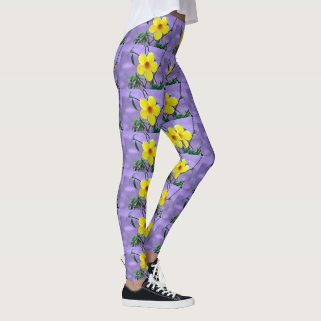 Idrottsblomman gult Analize Destiny's Leggings (Höger)