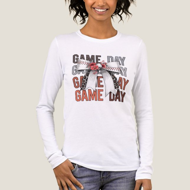 Idrottsdagen i Cute Baseball T Shirt (Framsida)