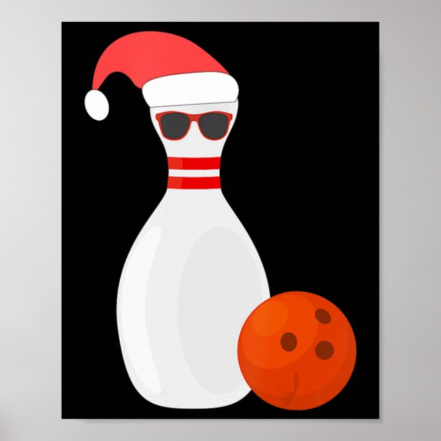 Idrottsdagen - Snögubbe Bowling Poster (Framsidan)