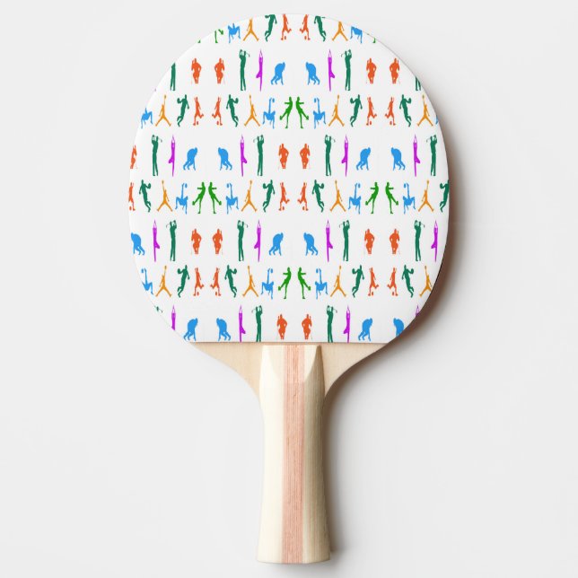 Idrottsdesignbild för Ping Pong Paddle Pingisracket (Framsidan)