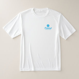 Idrottsfuktad logotyp med pickleball t shirt
