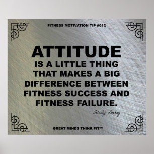 Idrottshallaffisch för konditionmotivationen #012 poster