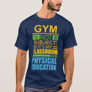 Idrottshallen är inte ett subjekt t shirt