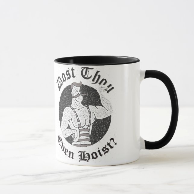 Idrottshallhumor - den Dost thouen hissar även? Mugg (Höger)