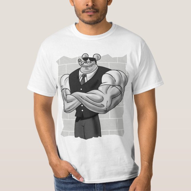 Idrottshallråttamaffia/utkastare Tee Shirt (Framsida)