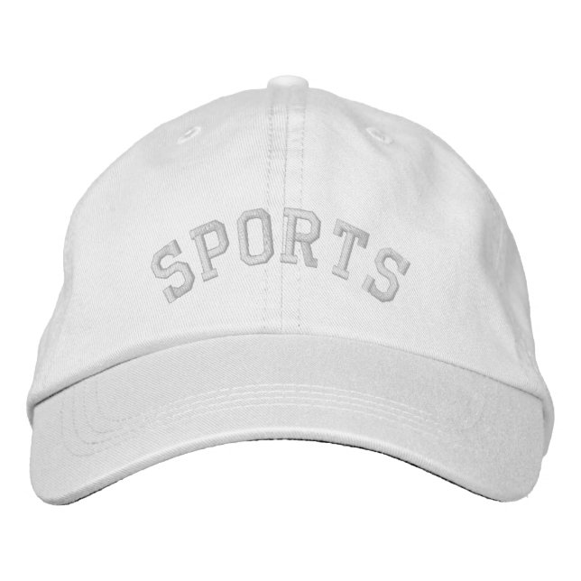 Idrottshat, järnhaltig broderade Sportfantast Hat Broderad Keps (Framsida)