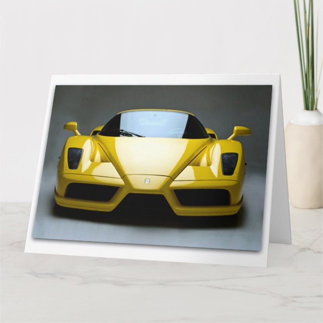 Idrottskort för bildagspressar - roligt jumbo Birt Kort (Framsida)