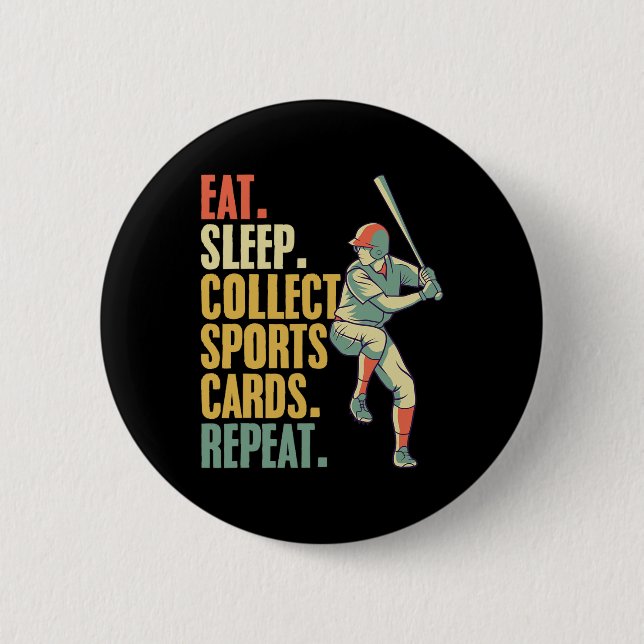 Idrottskort som samlar Basketball Baseball-kort Knapp (Framsida)