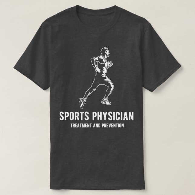 Idrottsläkare Fitness Medicine Doktor T Shirt (Design framsida)