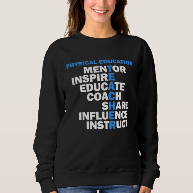 Idrottslärare lär ut skolidé fo t shirt (Framsida)