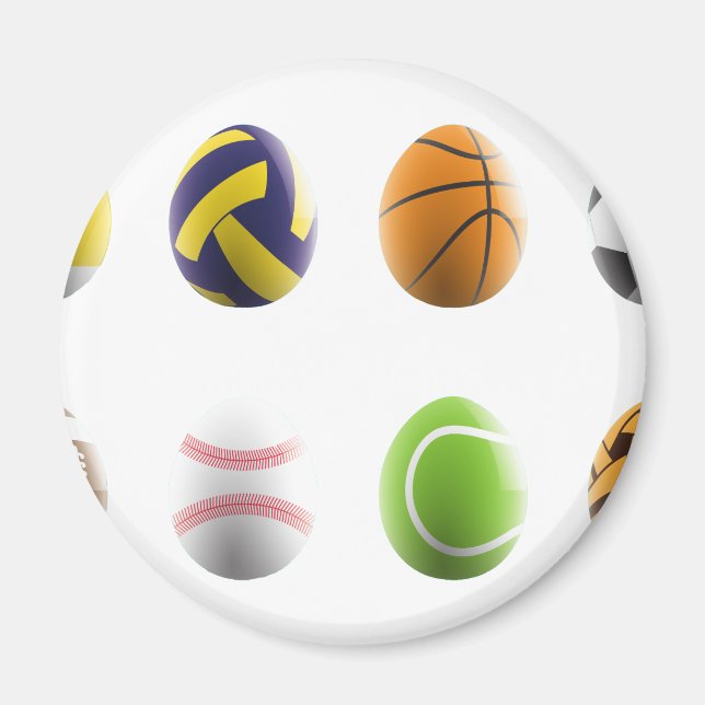 idrottsliga påskägg magnet (Framsidan)