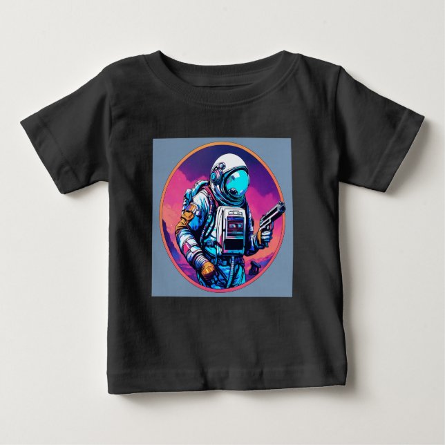 Idrottslogotyp med en utomjording - Kids Tshirt T Shirt (Framsida)