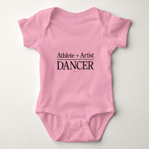 Idrottsman + Artist = Dancer Baby Bodykostym T Shirt