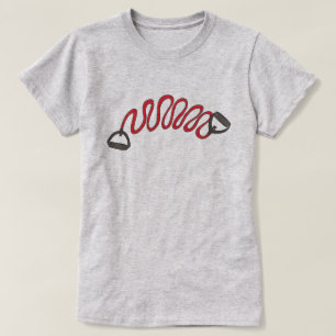 Idrottsman för att träna ut motståndskraft mot and tee shirt