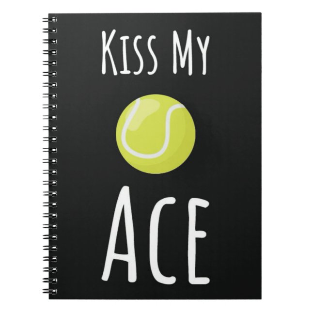Idrottsman för funktionellt tennis-presenter för s anteckningsbok (Framsidan)