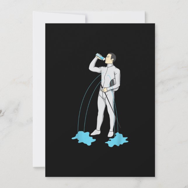 Idrottsman för Ljuddämpare efter arbetsslut Julkort (Framsida)