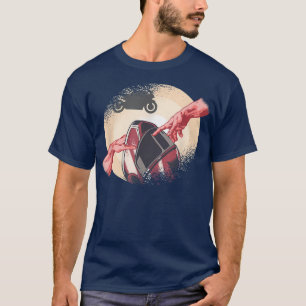 Idrottsman för motorcykelns Biker, utan motorcykel T Shirt